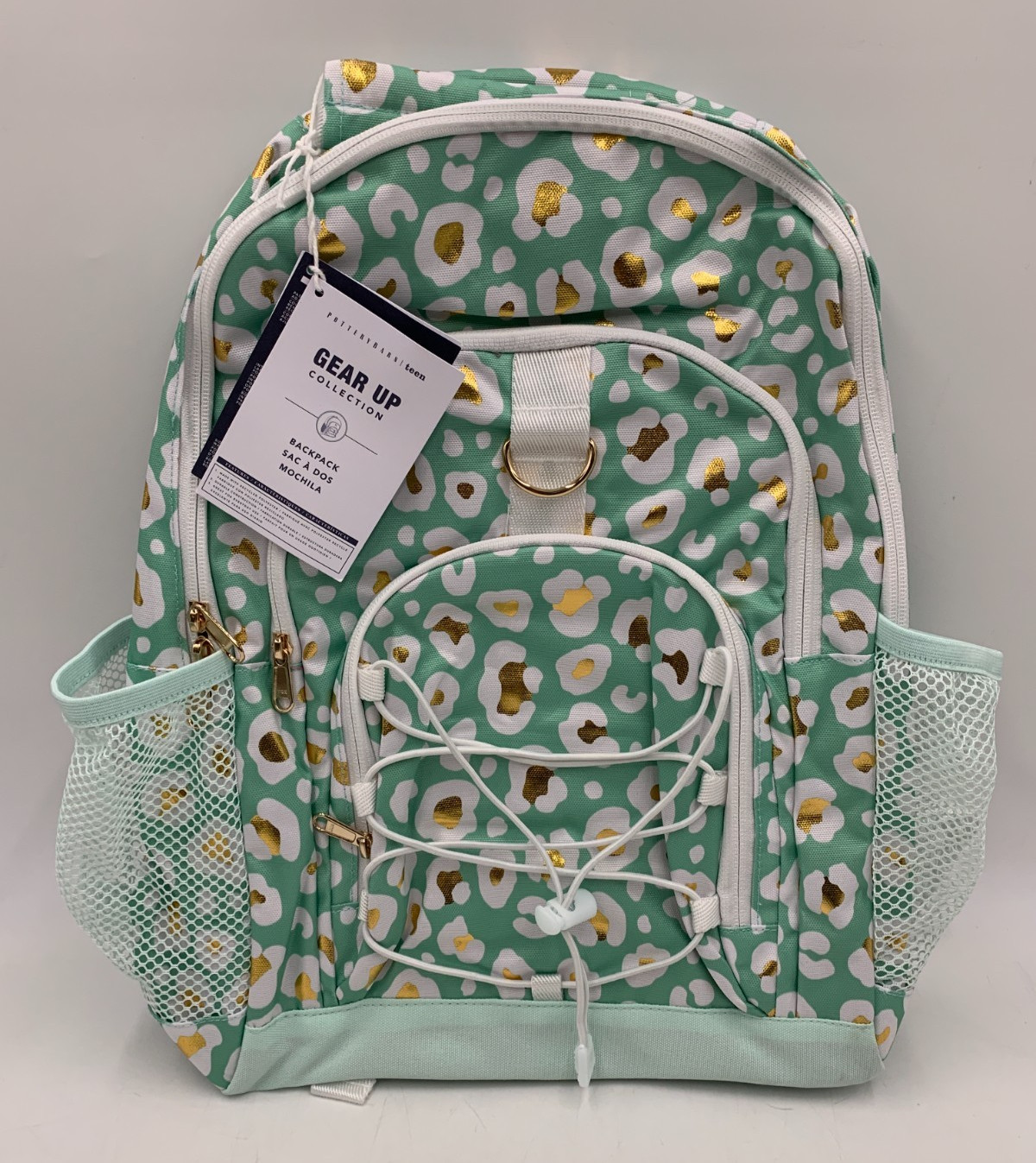 Pottery Barn Teen Gear Up Leopard Green Recycled Large #S5011