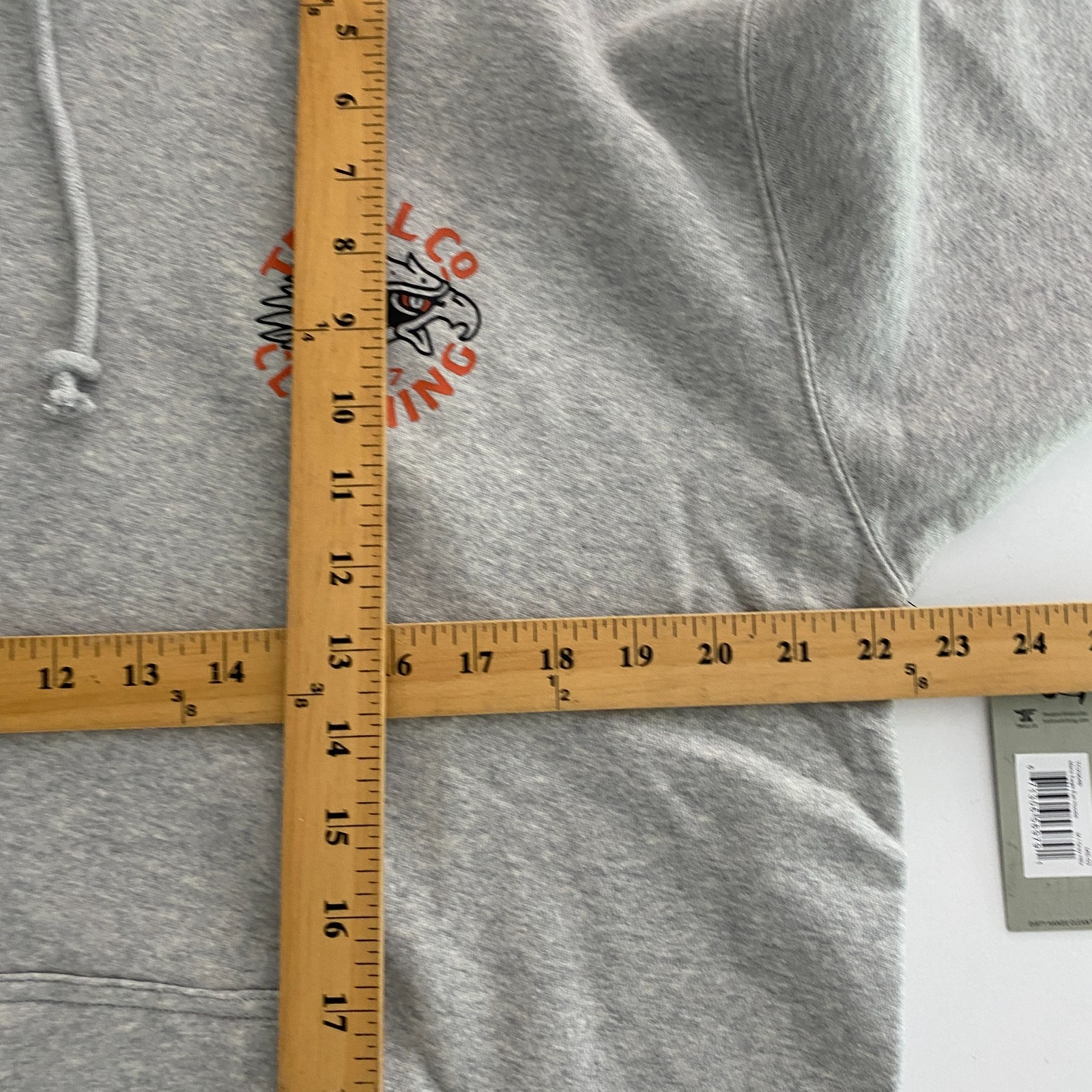 Troll Co. Eagle Eye Hoodie Mens Medium Gray Pullover Dirty Hands Clean Money