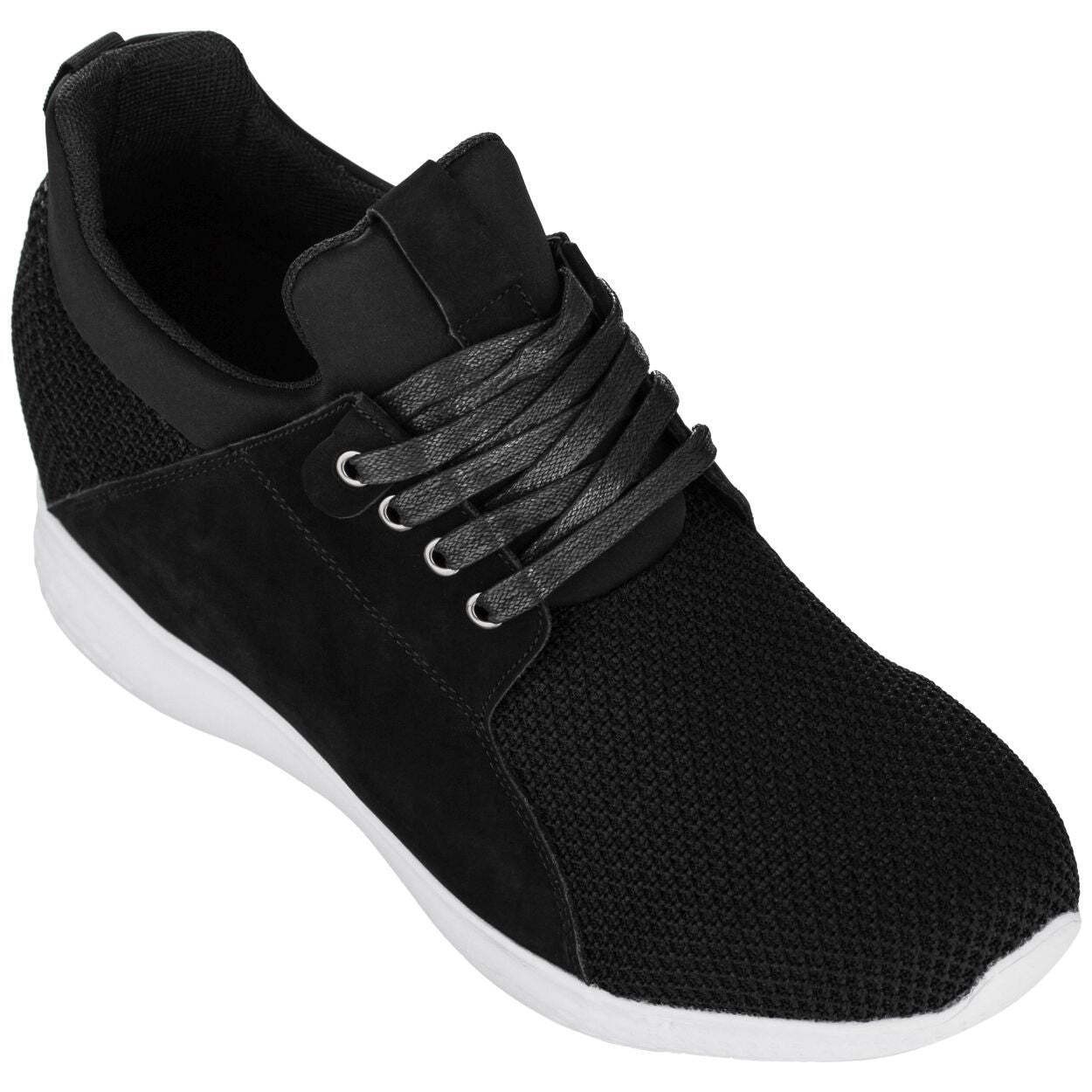 CALTO Men’s Invisible – 3.2 Inches Elevator Height Increase Lightweight Shoe
