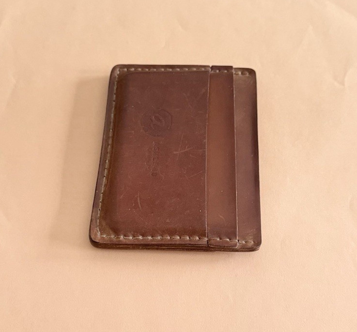 Ashland Leather Wallet Shell Cordovan Frank the Enforcer Brown Preowned