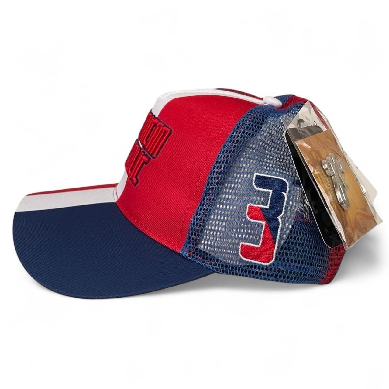 Dominican Republic Trucker Snapback Hat Blue/Red/White National Team Sports