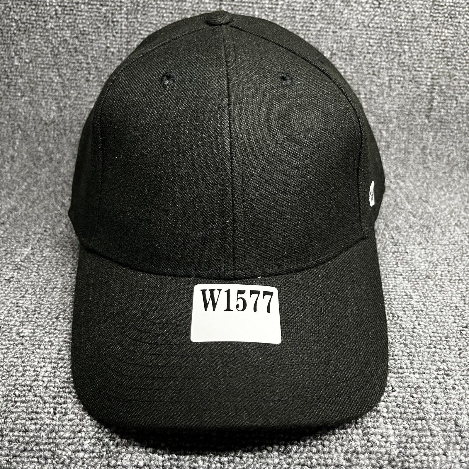 ’47 Brand Blank Dad Hat Strapback Black Curved Brim Cap Unknown