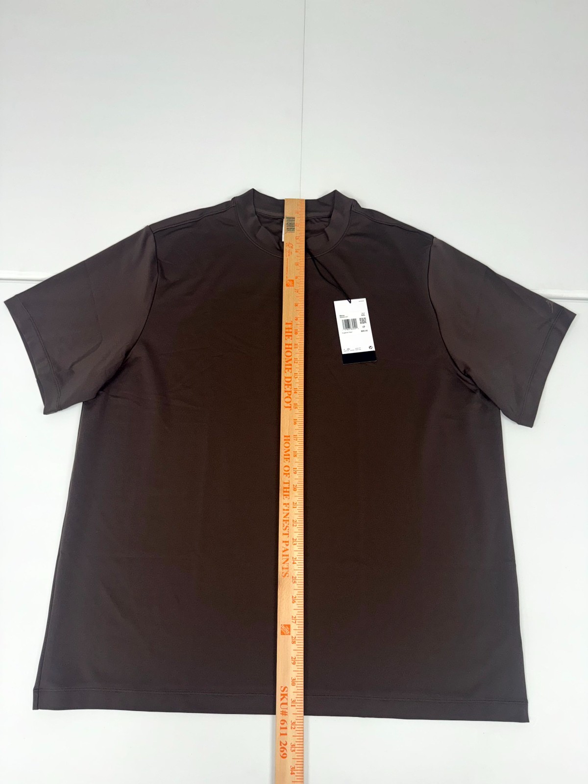 Jordan Sport Mock-Neck Golf Short Sleeve Shirt IB3685-237 Brown Size L $90