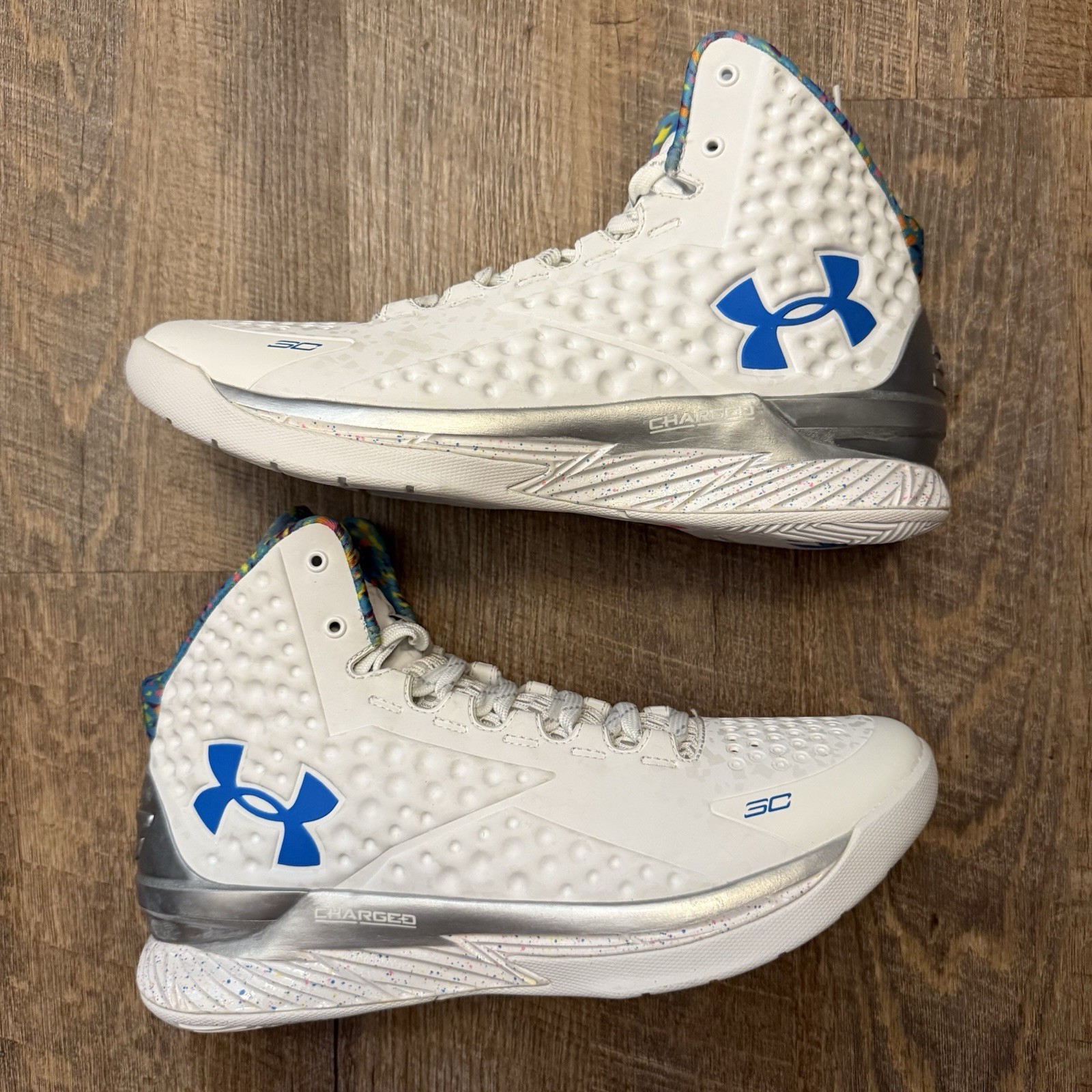 Under Armour Curry 1 Championship Pack 2 Pairs Size 10 Sneakers 1287487-100 NEW