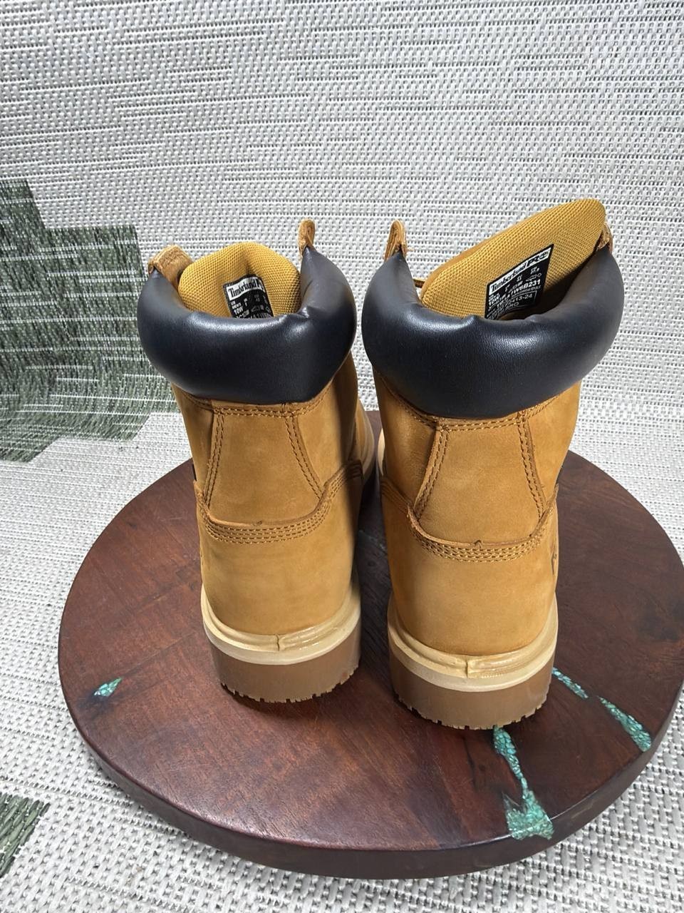 Timberland Pro Boot Men Size 10 Wide Direct Attach Steel Toe Work Wheat Nubuck
