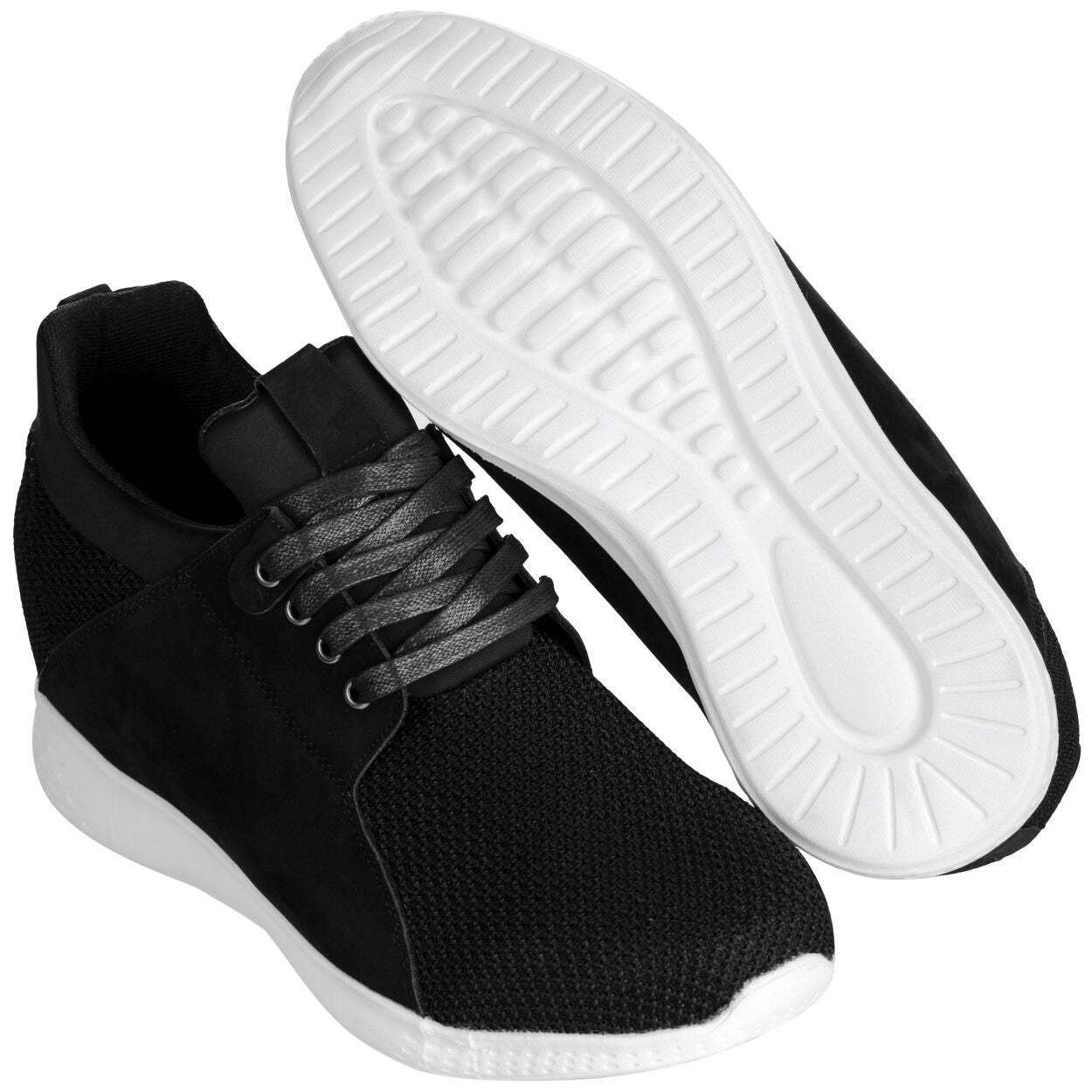 CALTO Men’s Invisible – 3.2 Inches Elevator Height Increase Lightweight Shoe