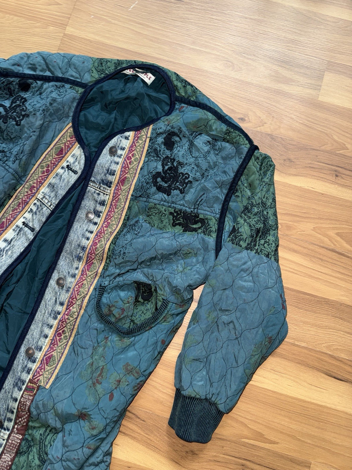Free People The Borderline Liner Jacket torn inside