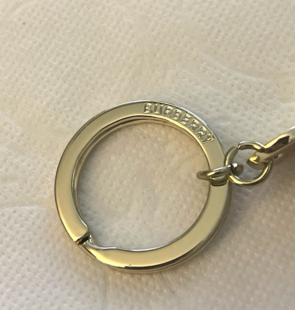 Burberry Skateboard Charm Keychain Bag Charm Gold-Tone GWP + SEALED