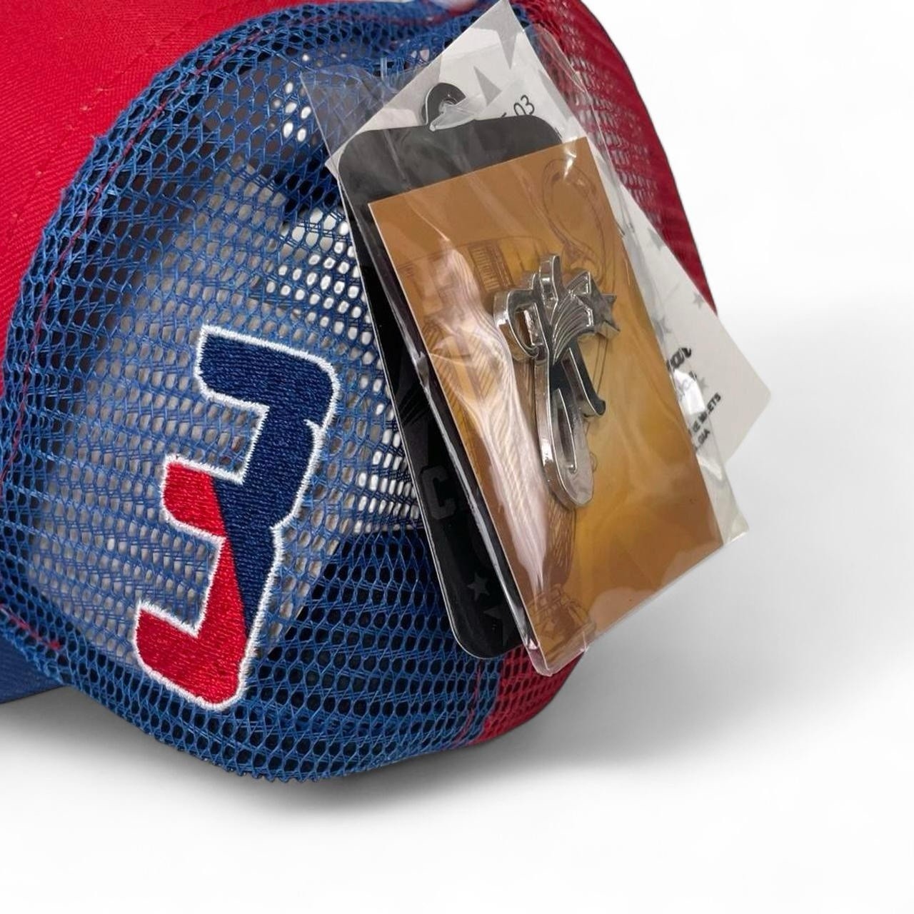 Dominican Republic Trucker Snapback Hat Blue/Red/White National Team Sports