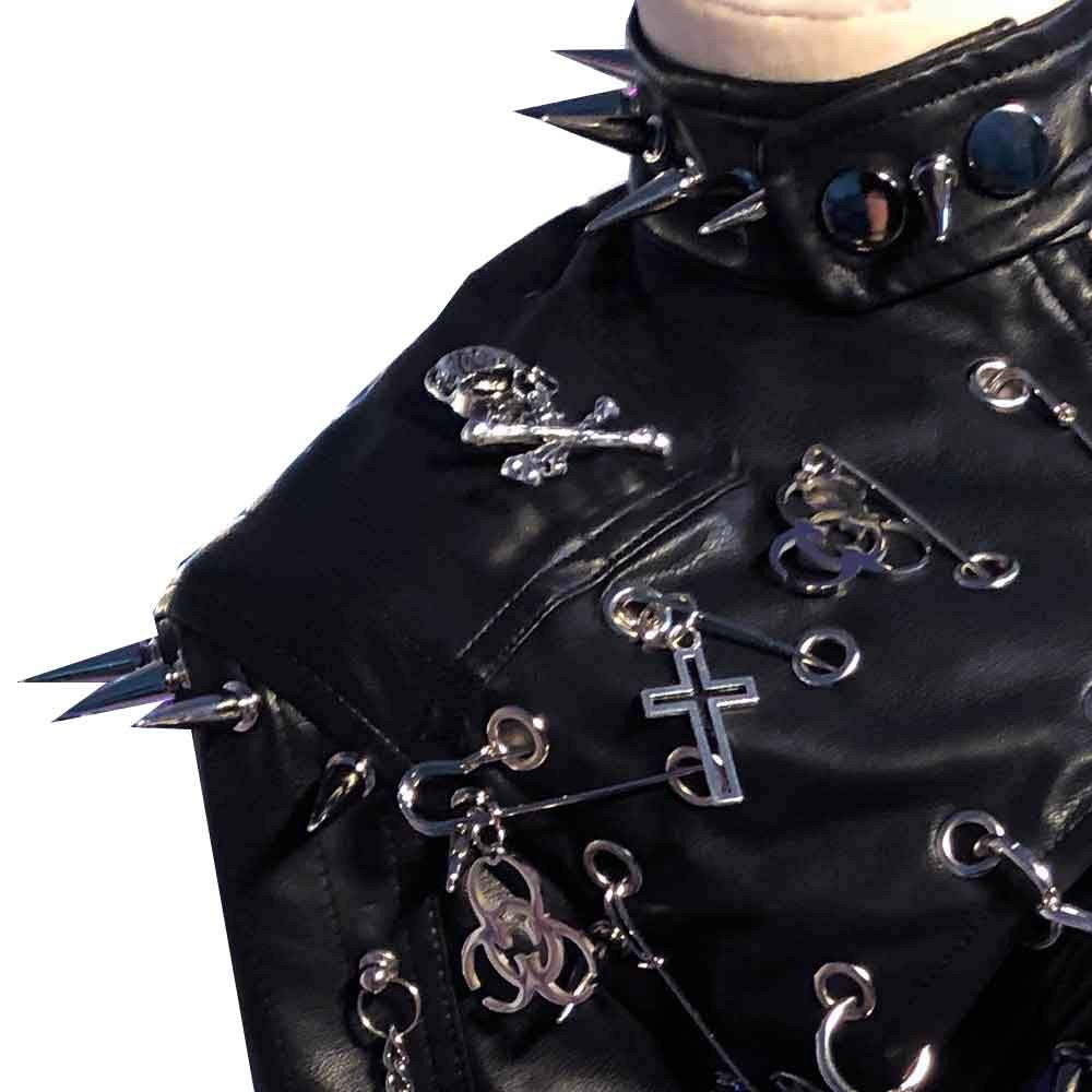 Goth Tops Spiked Emo Clothing Y2K Punk Rock Clothes Gothic Tank Grunge