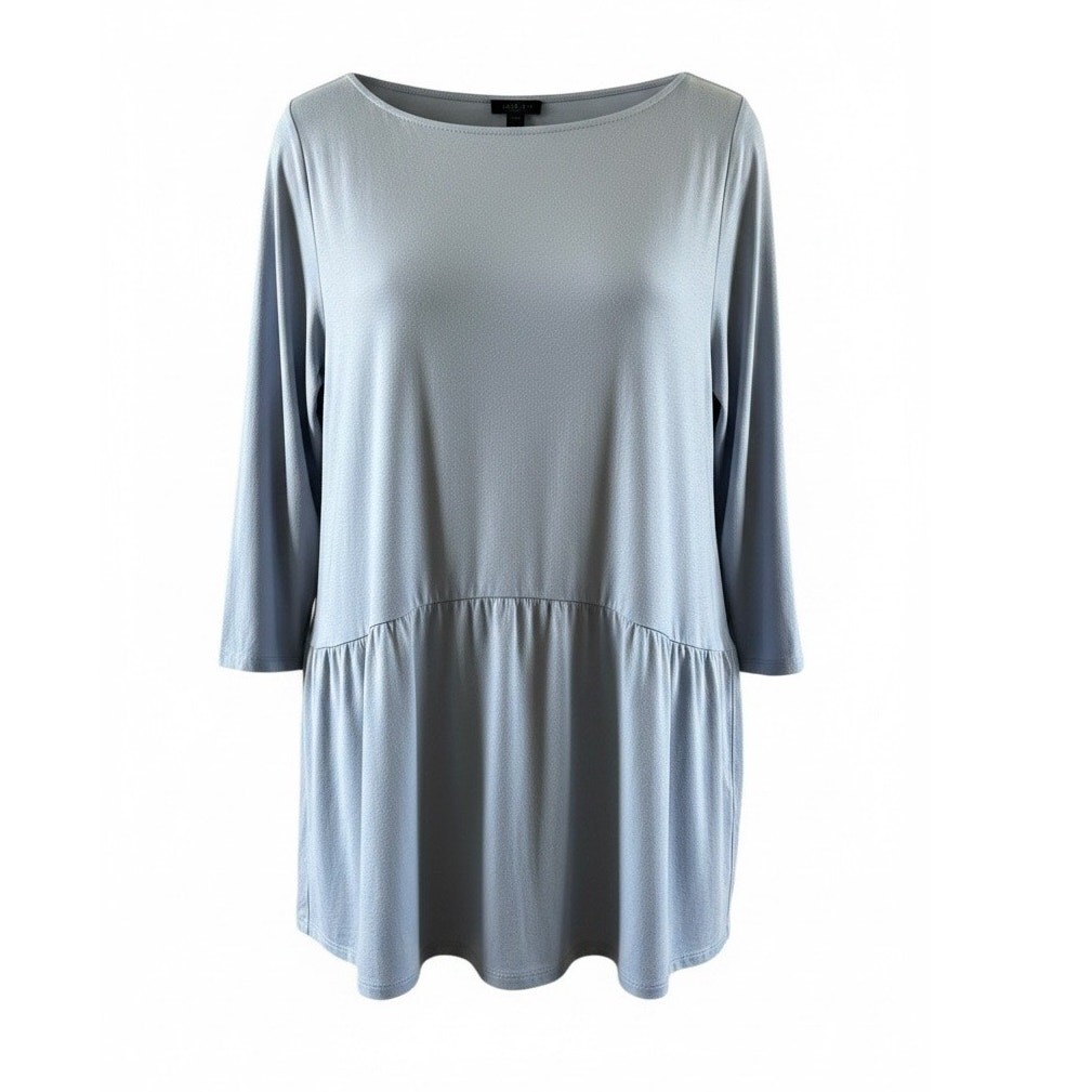 J.Jill peplum boatneck 3/4 sleeves blouse NWT size Large