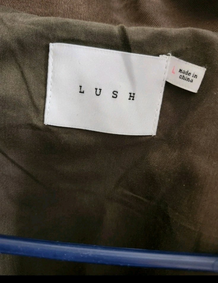 Lush Men Brown Button Up Jacket Large