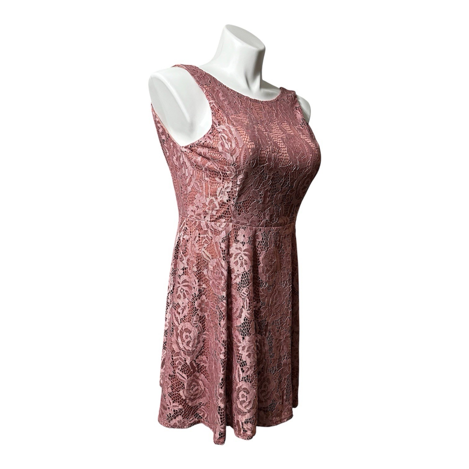 Speechless Women’s XL Dress Pink Sleeveless Stylish Trendy Knee Length