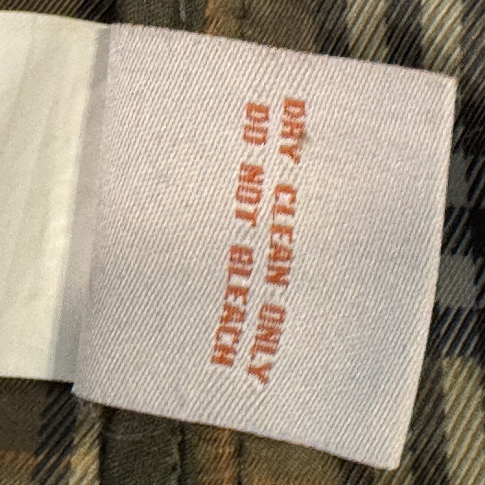 Robert Comstock Vertical Mens Button Up Barn Jacket Brown Sz M Plaid Lining EUC