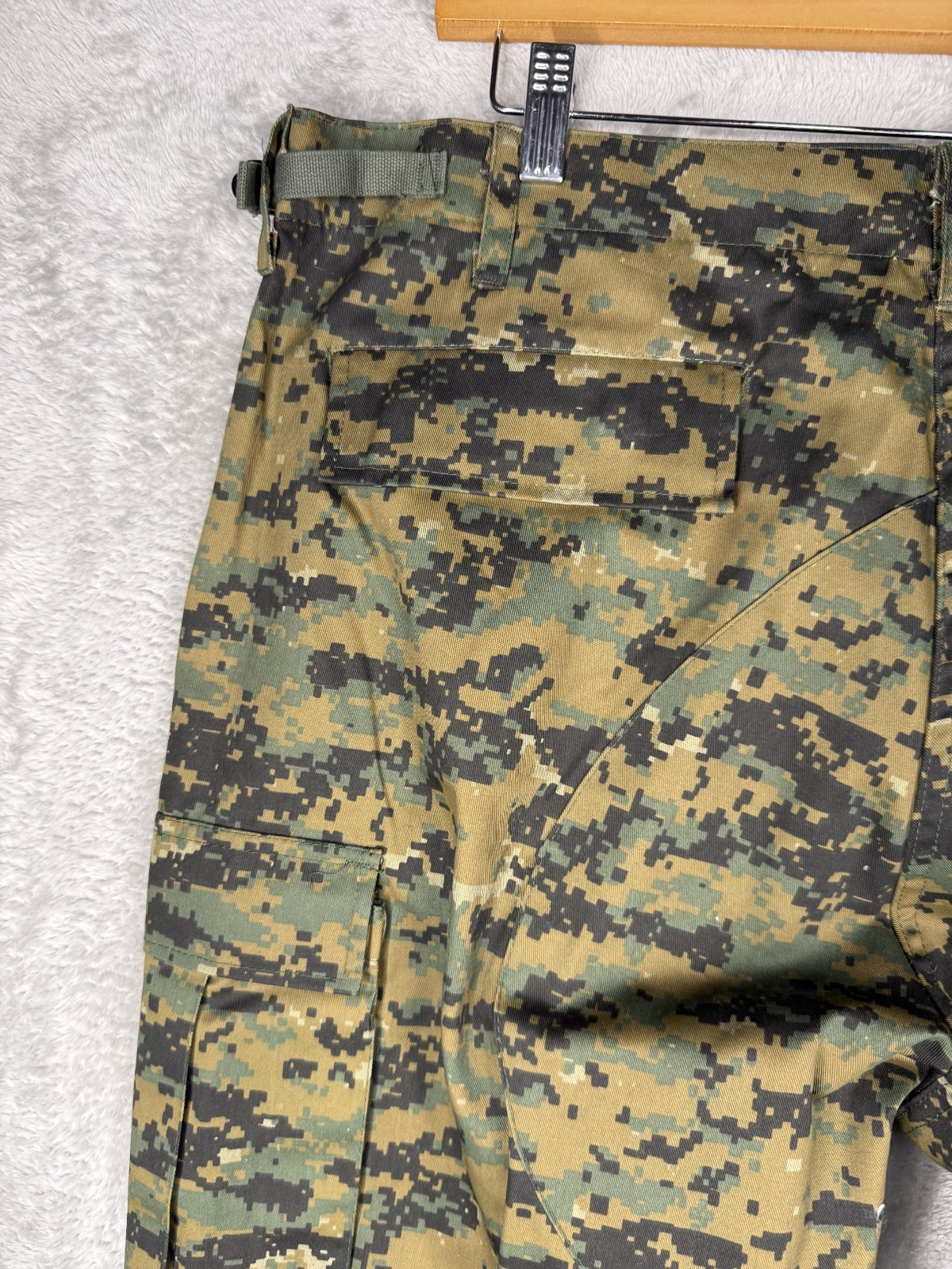 Mil-Tec Cargo Pants Mens XXL Button Fly Digi Camo Military Style Utility