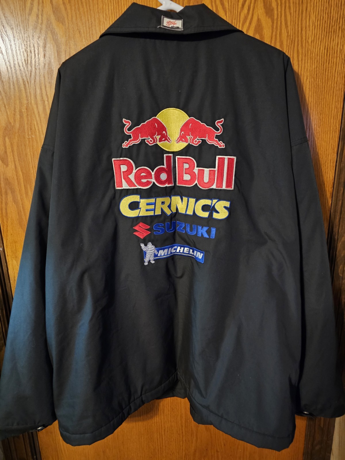 Red Bull Cernics Suzuki Travis Pastrana Embroidered Coat Size XXL