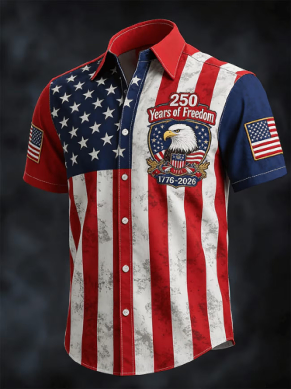 250th Anniversary Of The United States Independence Day Chest Pocket Holiday Haw