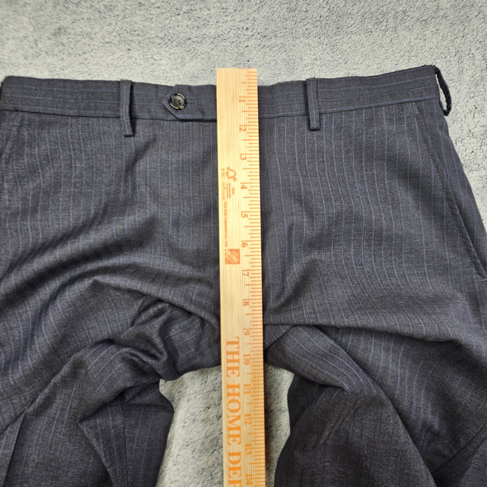 Brooks Brothers Pants 1818 Fitzgerald 35×31 Pinstripe Trousers Made In Italy