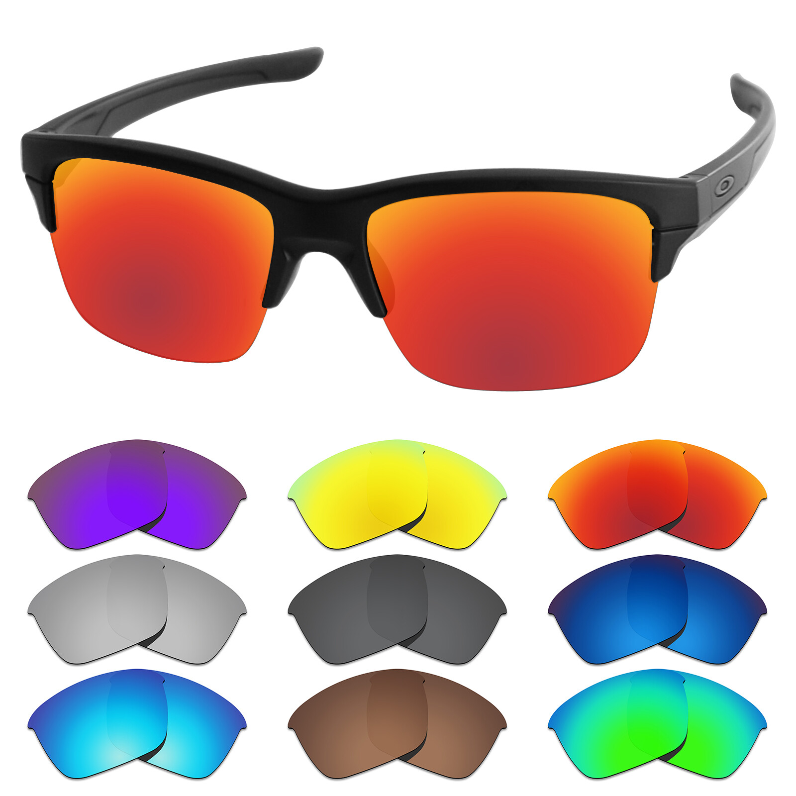EYAR Polarized Replacement Lenses for-Oakley Thinlink 009316 – 62mm Sunglass