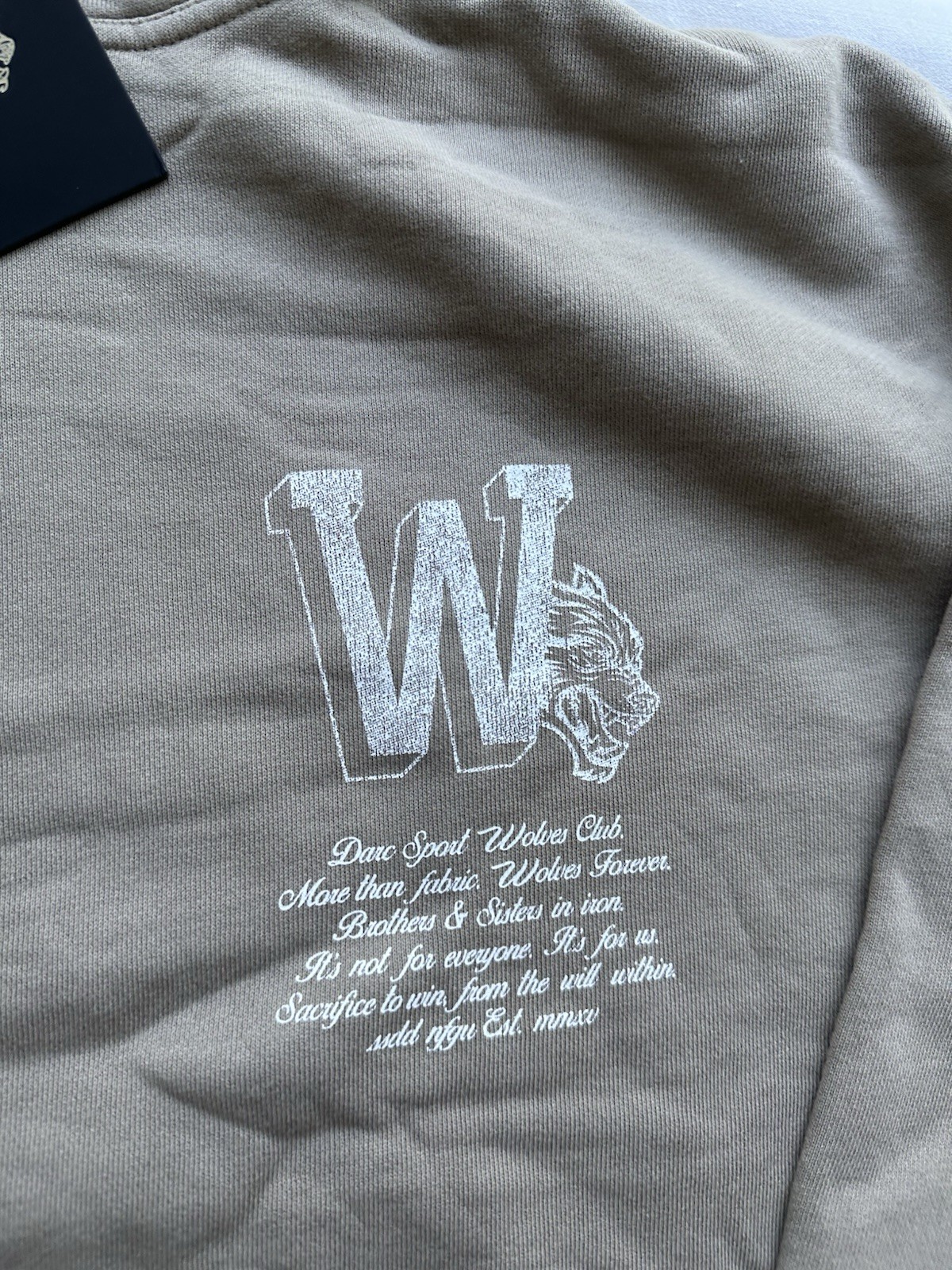 Darc Sport Wolves Club Hoodie Size XL Limited Edition Streetwear Bodybuilding