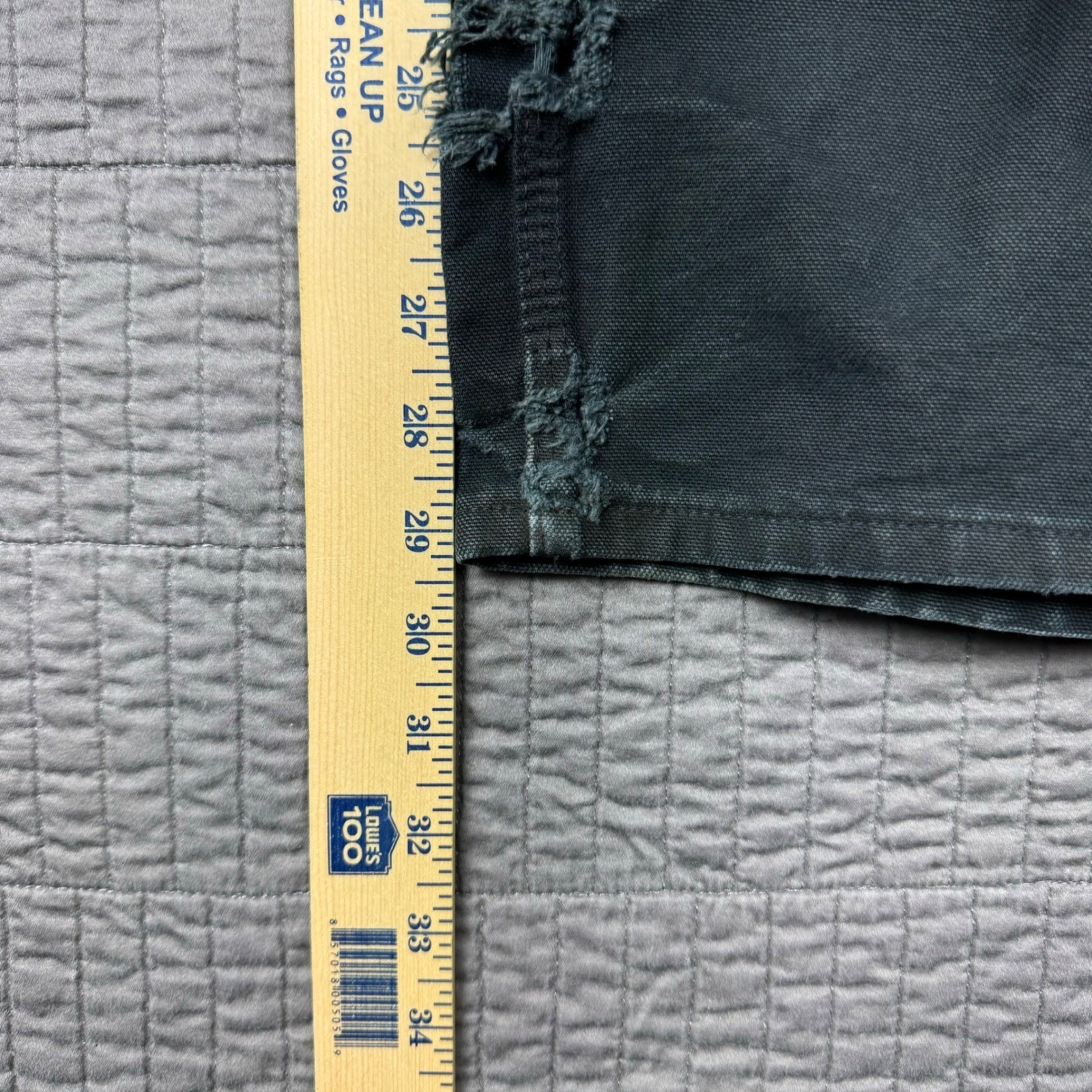 Carhartt Double Knee Pants Men 36×30 (33×29) Black B01 BLK Loose Fit Union Made