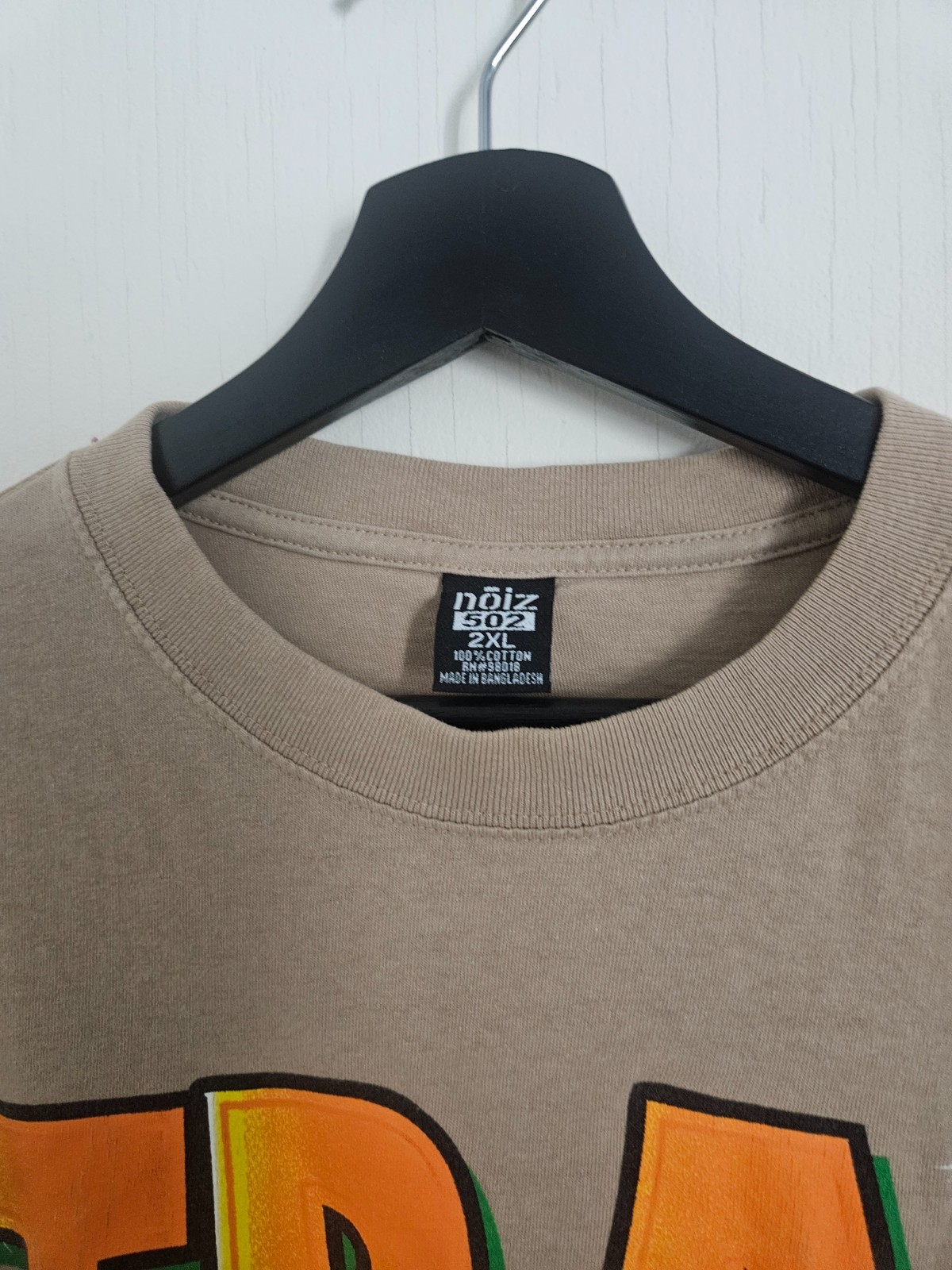 NOIZ 502 TRAP ADDICT short sleeved graphic tees for men 2xl – Beige