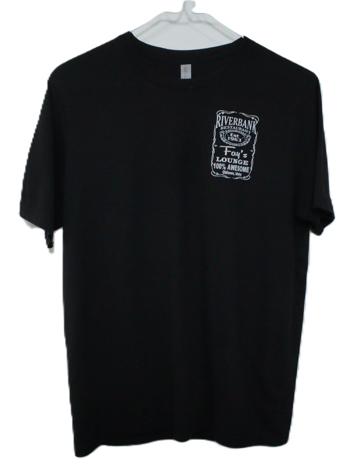 Next Level Apparel Riverbank Restaurant Fay’s Lounge Graphic T-Shirt S T0522
