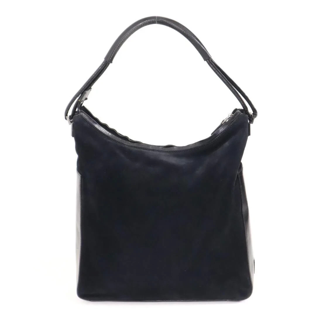 Gucci Suede Hobo Shoulder Bag