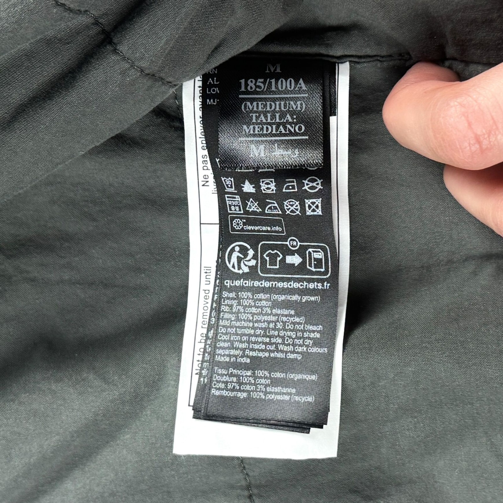 Mens AllSaints Bomber Jacket Grey Minimalist Flight Jacket Casual Outerwear