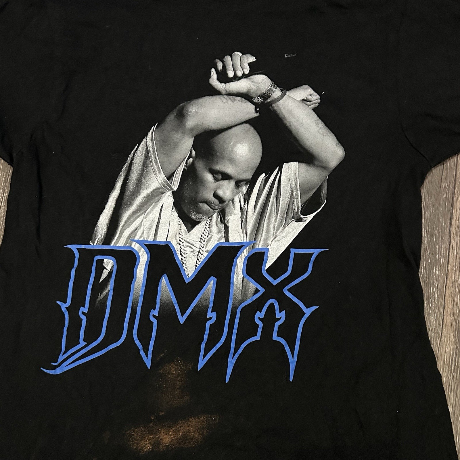 DMX Shirt Men’s M Black Grunge Blue Rap Rapper Music 90s Hip Hop Y2k Ruff Ryders