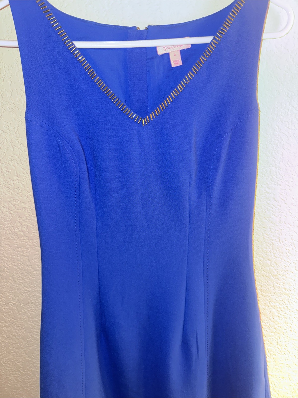Lilly Pulitzer Minnie Dress Women’s size 2 Royal Blue A-line Sleeveless Dress