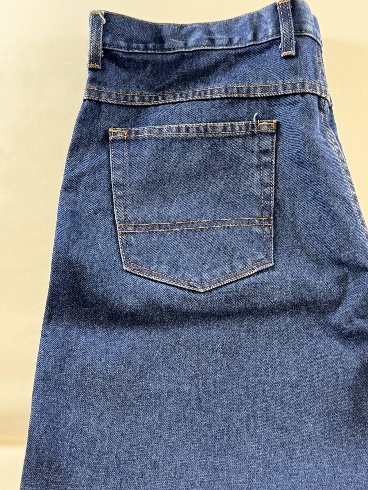 Lapco FR Flame Resistant Modern Workwear Blue Jeans Dark Wash Size 38×32, NWT