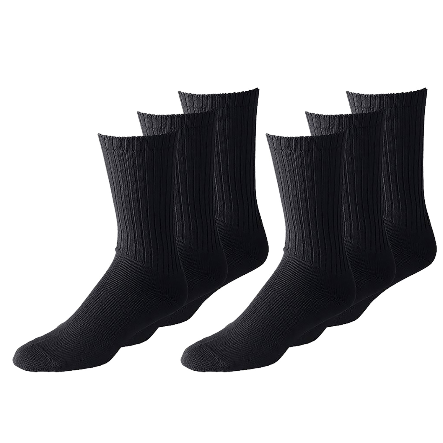 Balec Unisex Classic Crew Athletic Sports Cotton Socks 20 Pack