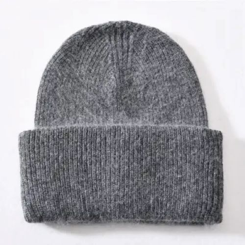 Premium Cashmere Wool Soft Beanie Hats Winter Spring Autumn Essentials
