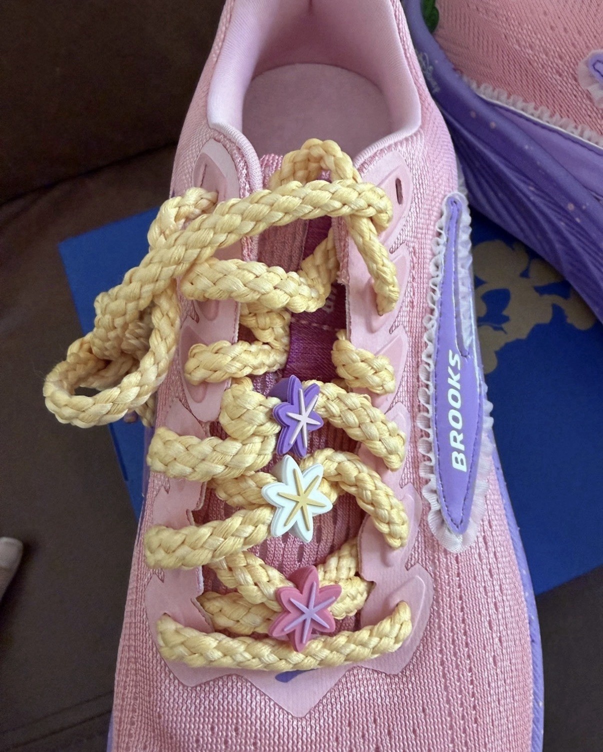 2026 RunDisney Brooks Ghost 17 Rapunzel Princess Shoes Women’s sizes 7.5-9