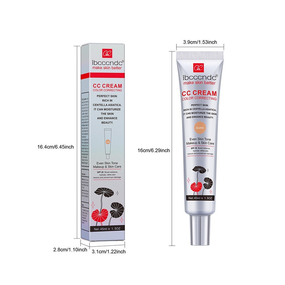 Moisturizing Correcting CC Cream Waterproof Anti-sweat Makeup Before Concealer L