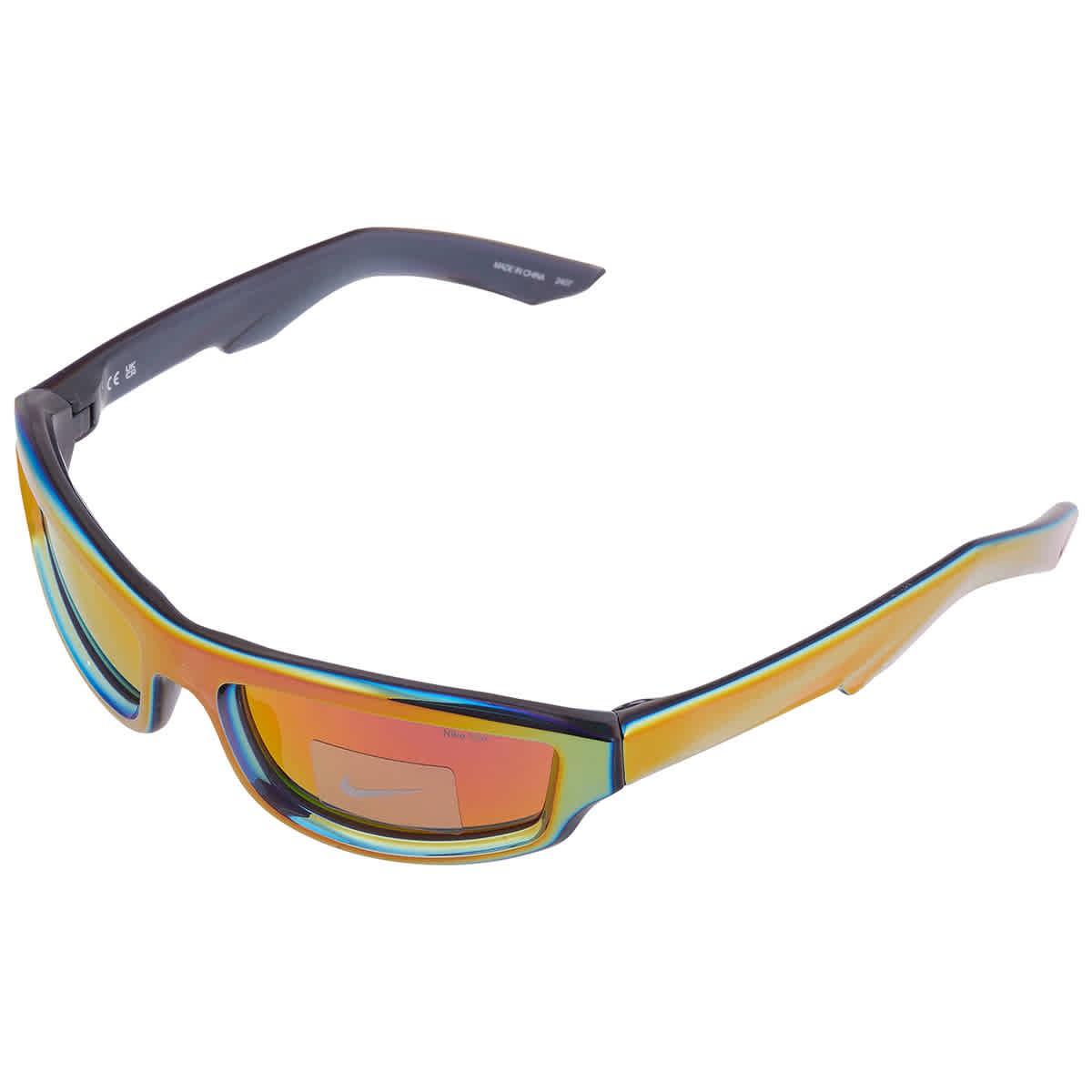 Nike Orange Multilayer Wrap Men’s Sunglasses NIKE LUCENT FLASH EV24050 891 56