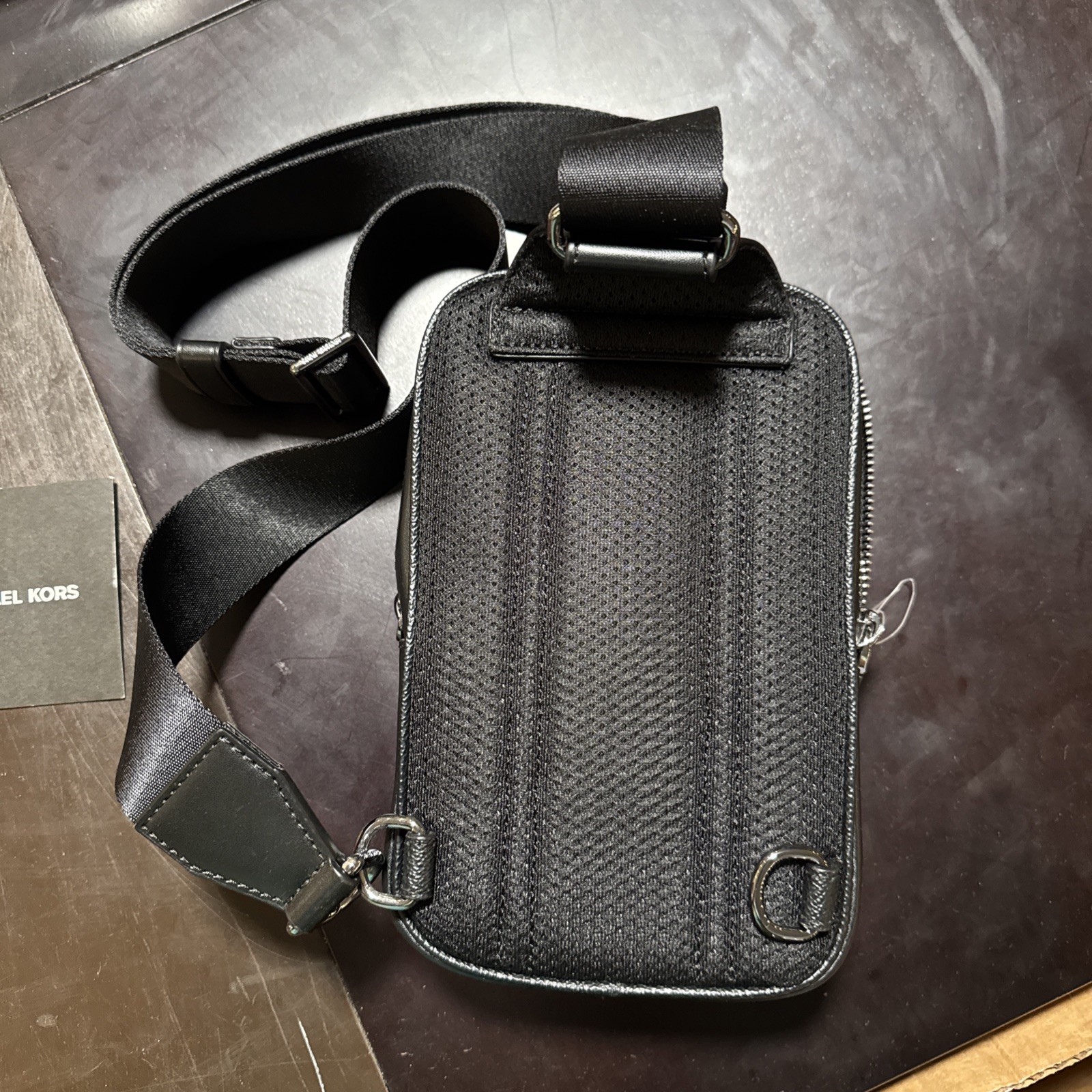 Michael Kors Cooper Men Medium Logo Crossbody Fanny Pack Waist Bag Variation