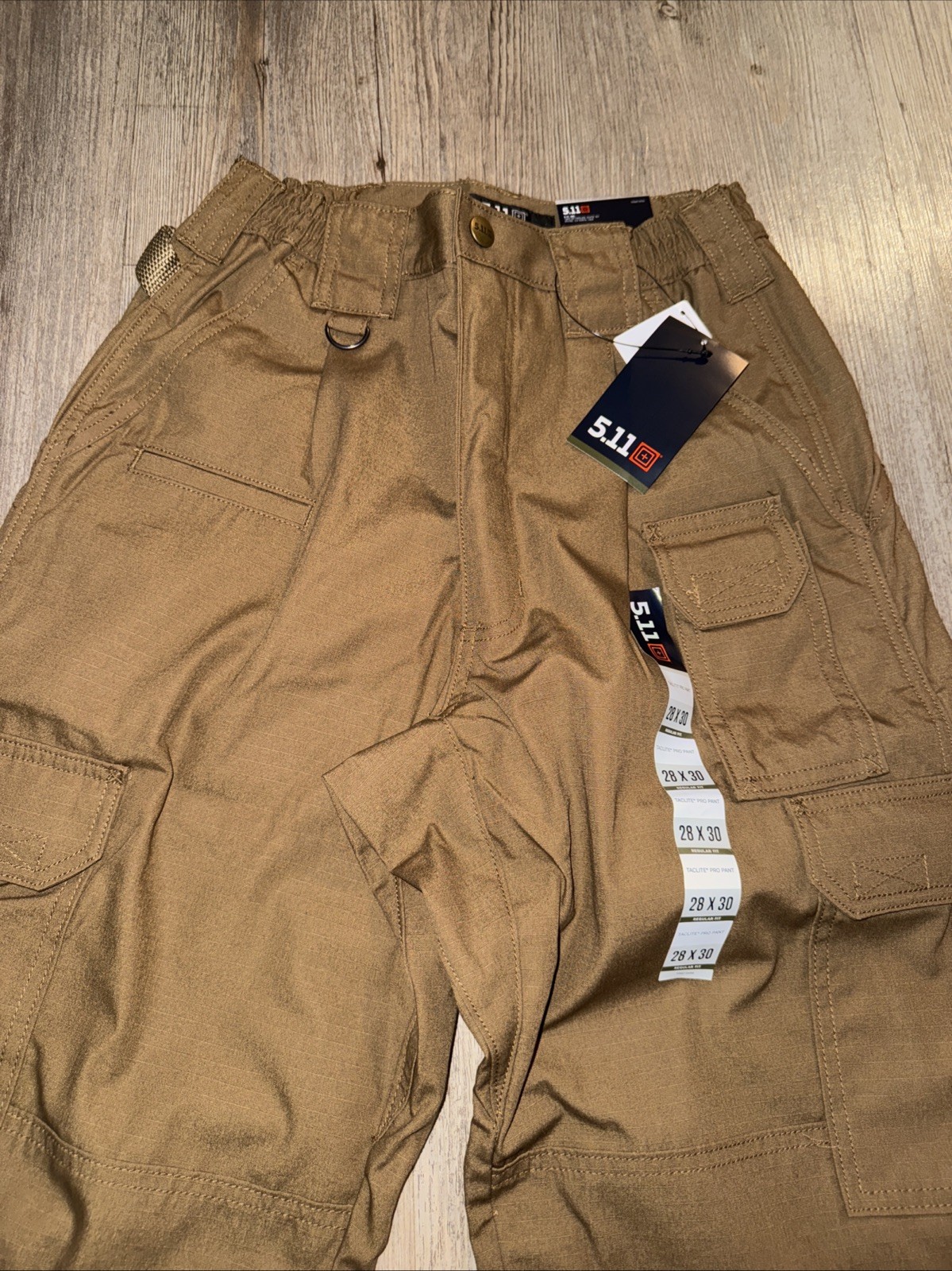 Tactical Cargo Pants Ripstop Taclite Pro 5.11 Mens Size 28×30 74273 Brown New