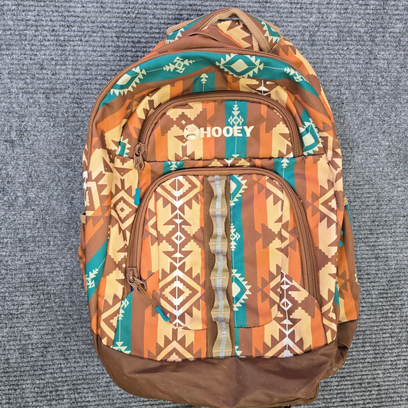 Hooey Backpack Brown Aztec Print Western Rodeo Laptop Bag