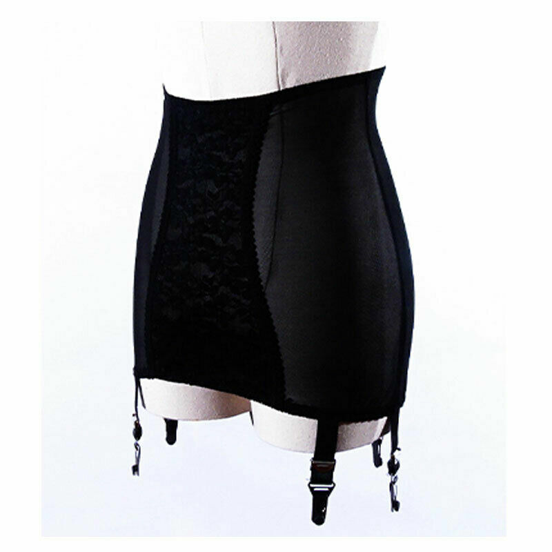 USA High Waist Open Bottom Lace Designer Floral Retro Sexy Suspender Belt