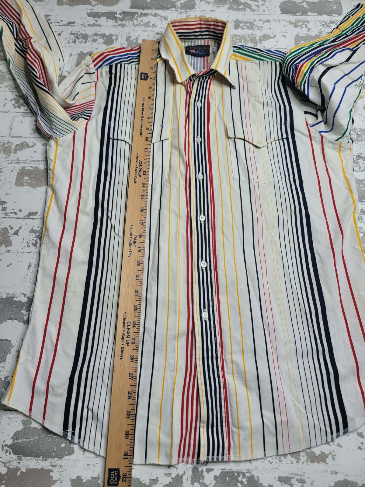Vintage Panhandle Slim Button Down Long Sleeve Shirt Men’s 16 1/2 – 34