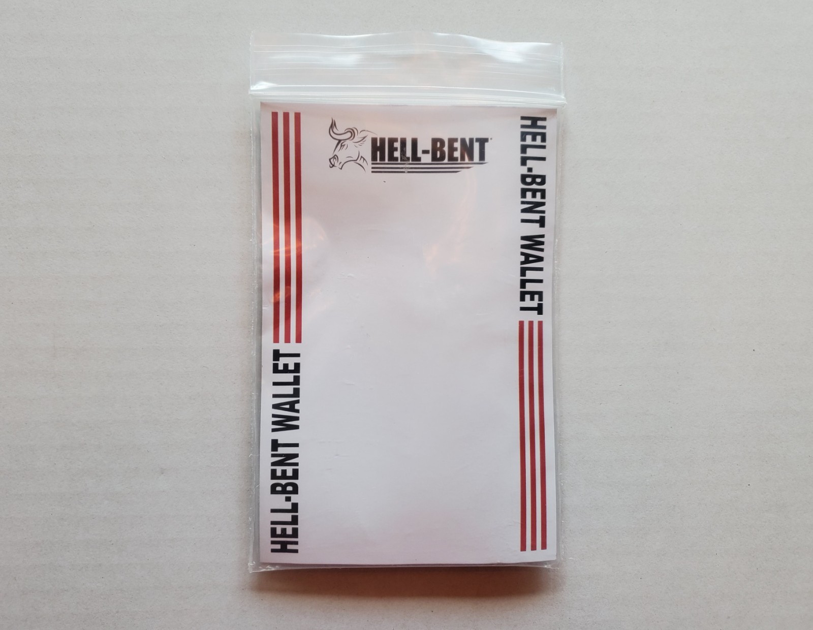 Hell Bent Holsters Red 3.0 Aluminum Combat Wallet RFID + Carbon Fiber Money Clip