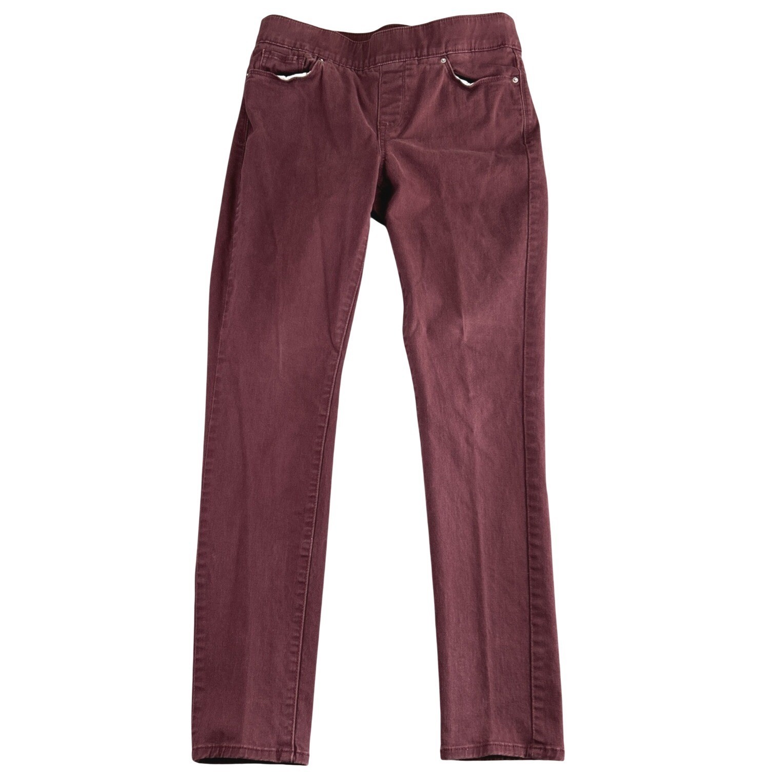 Levis 6 (29×27) Maroon Shaping Skinny Jeggings Jeans Tapered Stretch Mid Rise