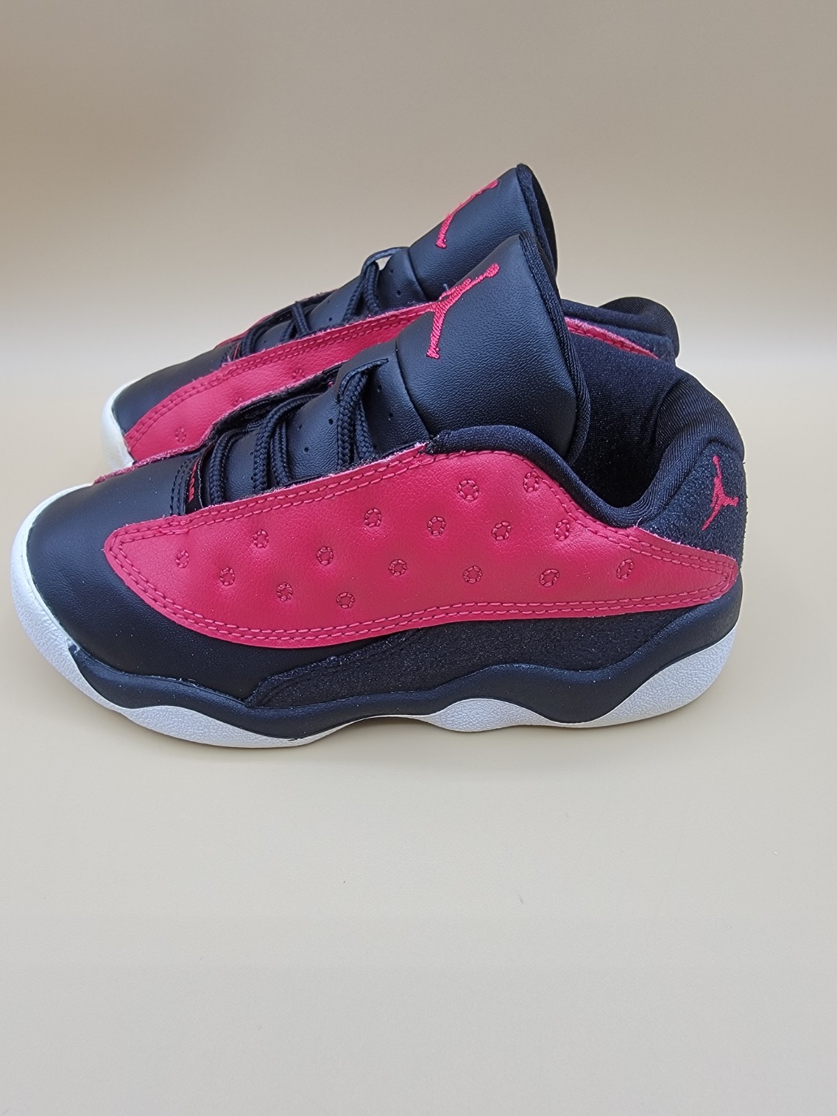 Nike Air Jordan 13 Retro Low Very Berry Toddler’s Shoes Size 9C Black Red Kids
