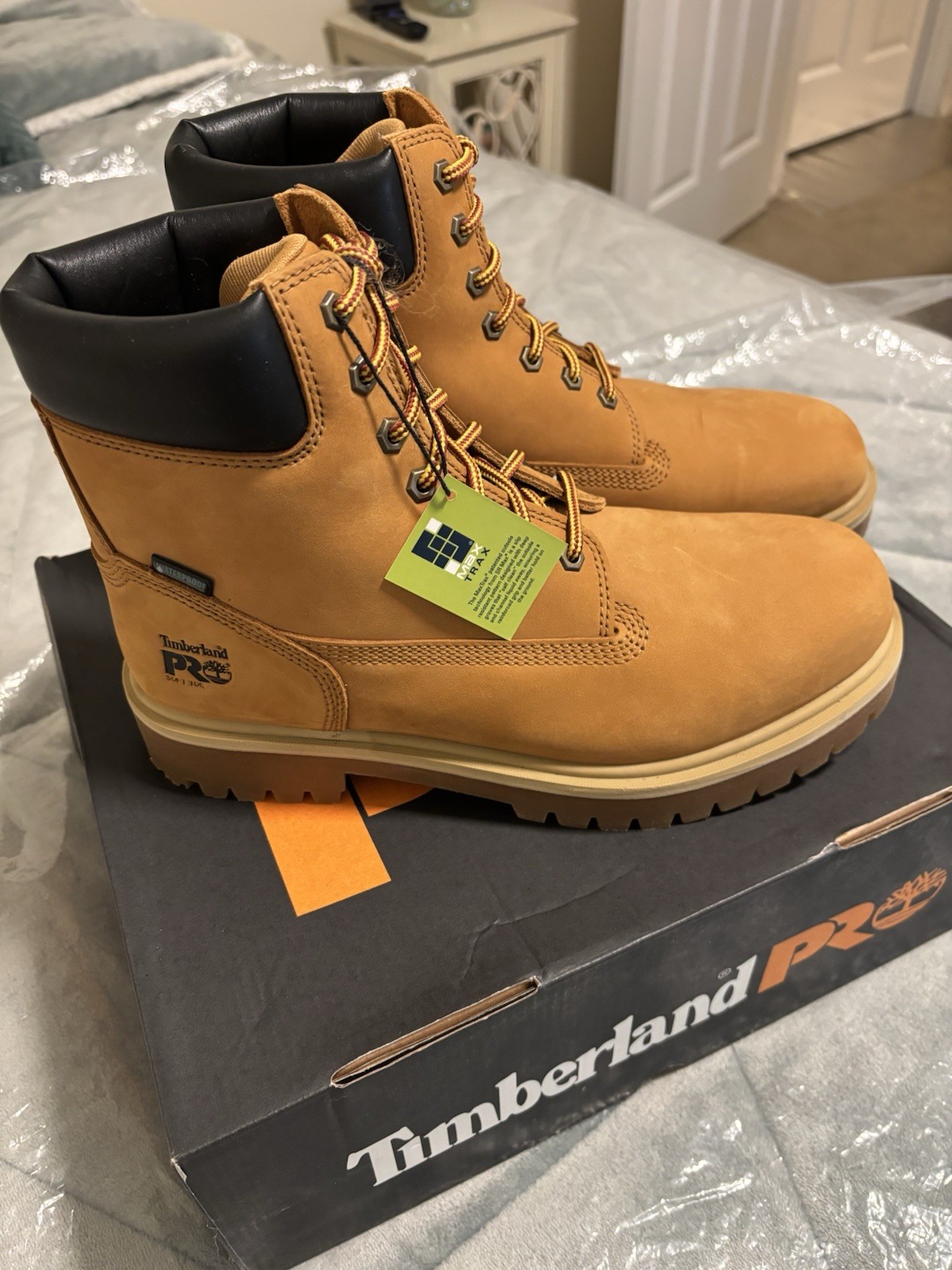 New Men’s Sz 10 Timberland Pro Direct Attach 6” Waterproof Work Boots