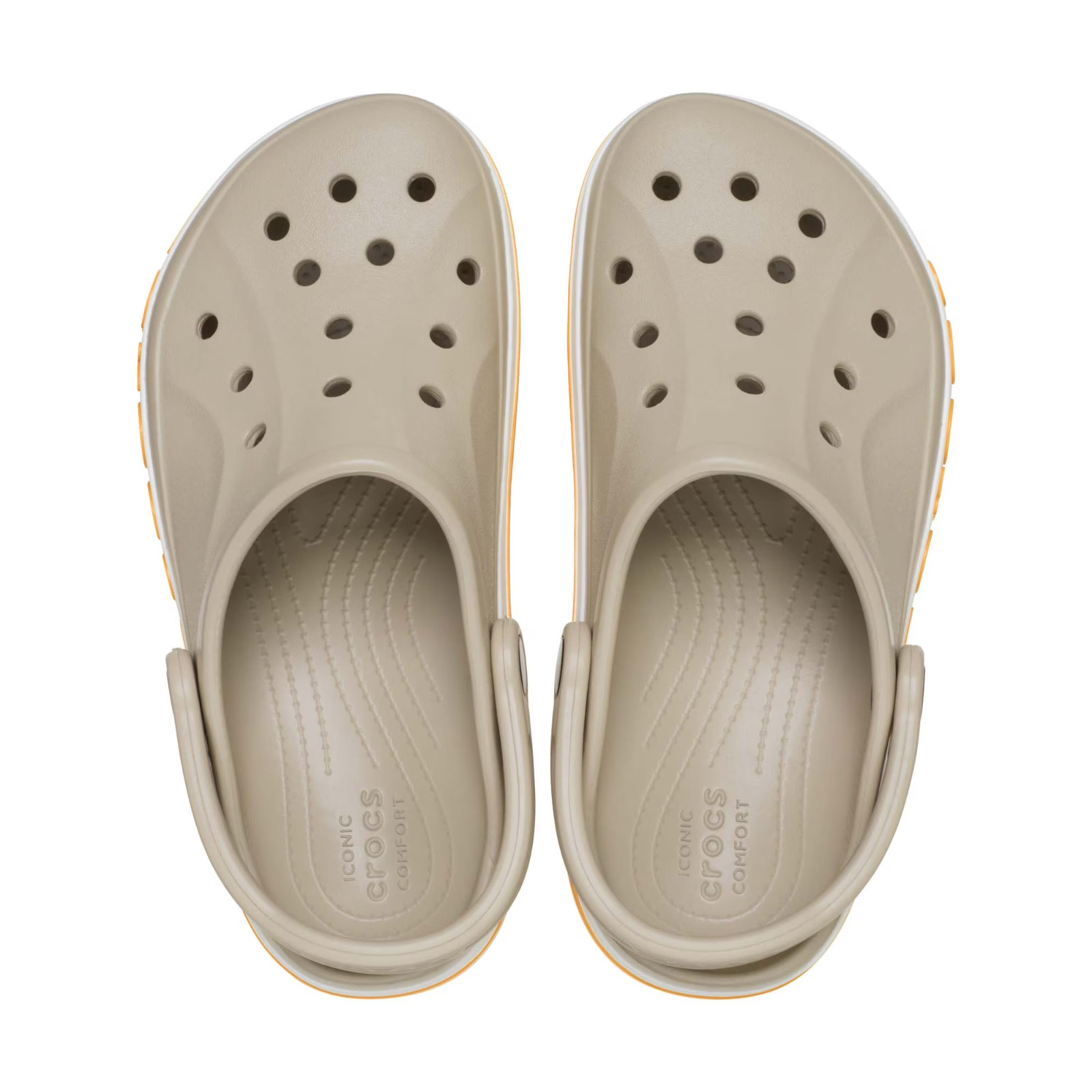Crocs Unisex Bayaband Clog Men’s Women’s Lightweight Comfort Cobblestone Size US