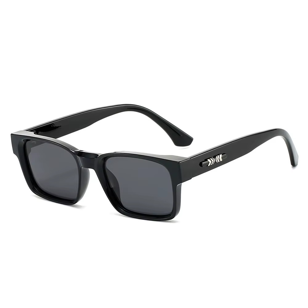 Quality Square Polarized Sunglasses Men Metal Core UV400 Unisex Sun Glasses Trav