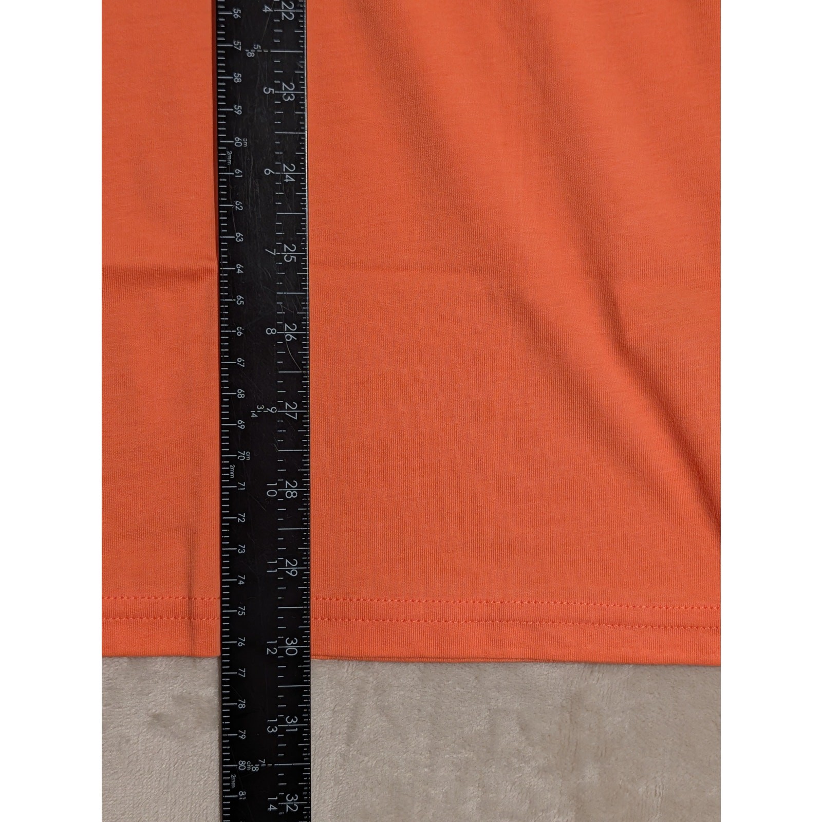 Criquet Mens Player Polo Shirt Orange Large Embroidered Organic Cotton Golf NWT