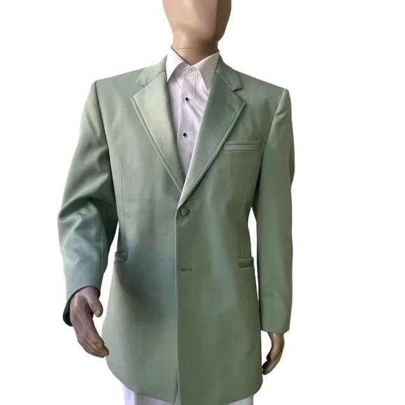 Mint Green Tuxedo Jacket (Monoco) – Formal, Prom, Cruise, Gala, Black Tie
